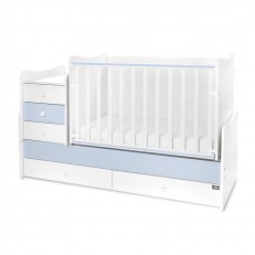 Κρεβάτι maxi plus νέο 70/160 λευκό/baby blue-3box