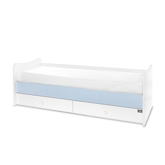 Κρεβάτι maxi plus νέο 70/160 λευκό/baby blue-3box