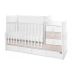 Κρεβάτι maxi plus νέο 70/160 λευκό/ελαφρύ δρυς-3κουτί