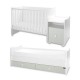 Bed trend plus 70/160 χρώμα λευκό/γαλακτοπράσινο-3κουτί