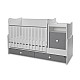 Bed trend plus 70/160 χρώμα λευκό/πέτρινο γκρι-3κουτί