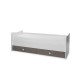 Bed trend και νέο 70/160 χρώμα λευκό/coffee-3box