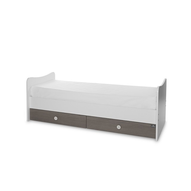 Bed trend και νέο 70/160 χρώμα λευκό/coffee-3box