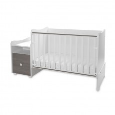 Κρεβάτι trend plus new 70/160 χρώμα λευκό/καφέ-3box