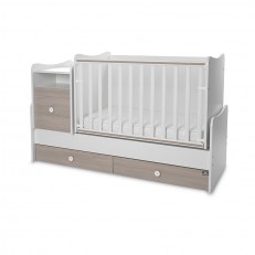 Κρεβάτι trend plus new 70/160 χρώμα λευκό/κεχριμπάρι-3box