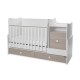 Bed trend και νέο 70/160 χρώμα λευκό/κεχριμπαρένιο-3κουτί