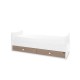 Bed trend και νέο 70/160 χρώμα λευκό/κεχριμπαρένιο-3κουτί