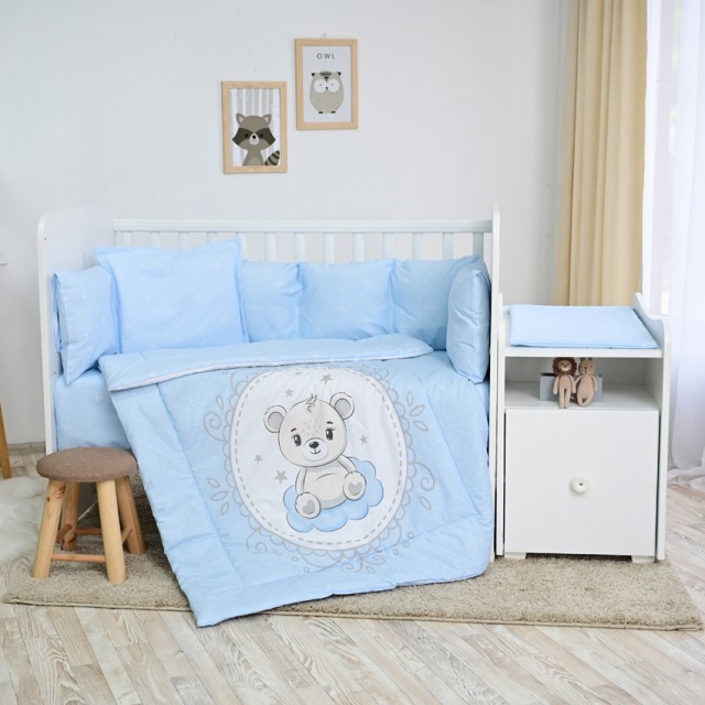 Σετ κρεβατιού trend ranfors bear blue