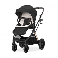 Βρεφικό καροτσάκι GLORY 2in1 BLACK+adapters με πορτ-μπεμπέ
