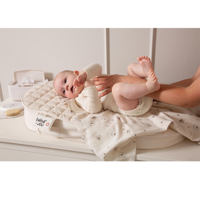 Πάνα Bebe-Jou από μουσελίνα 110x110cm - Μικρά Πρόβατα