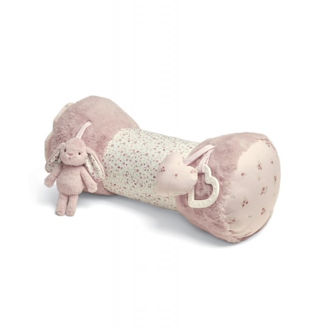 Mamas & Papas Tummy Time Roll Toy - Welcome to the world Pink