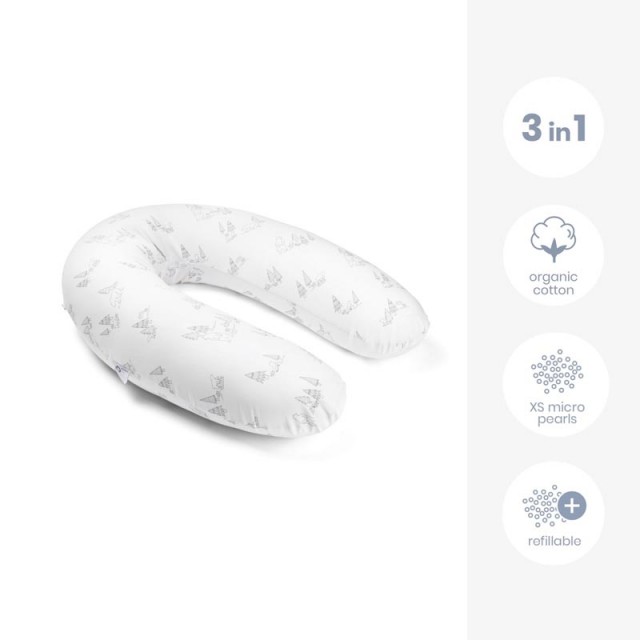 Doomoo Buddy Mother's Pillow - Family Grey