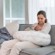 Doomoo Buddy Mother's Pillow - Family Grey