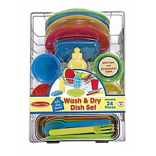 Melissa &amp; Doug - Σετ στεγνωτηρίου με πιάτα και σκεύη