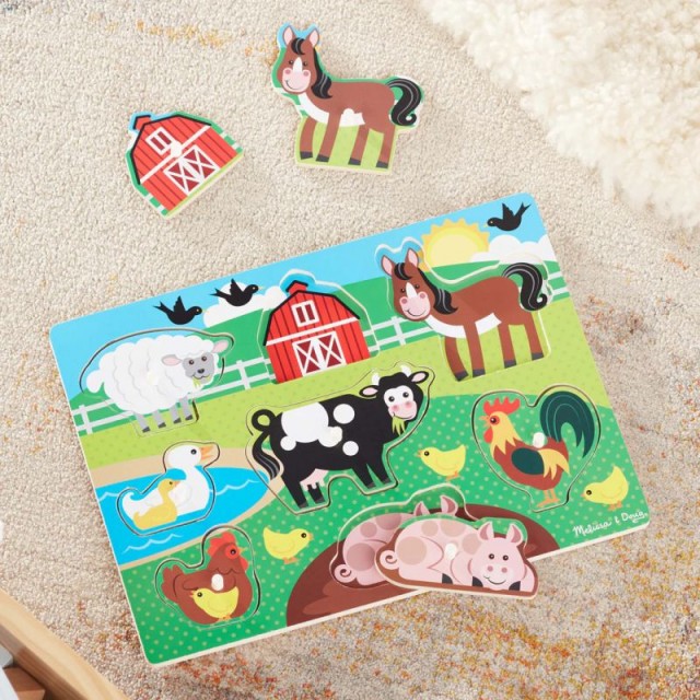Пъзел ферма - 8 части - Melissa & Doug