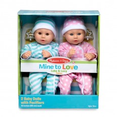 Δίδυμες κούκλες Luke & Lucy - Melissa & Doug