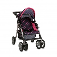 Καρότσι κούκλας Pinky dots 9352
