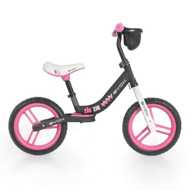 BALANCE BIKE Zig Zag ροζ