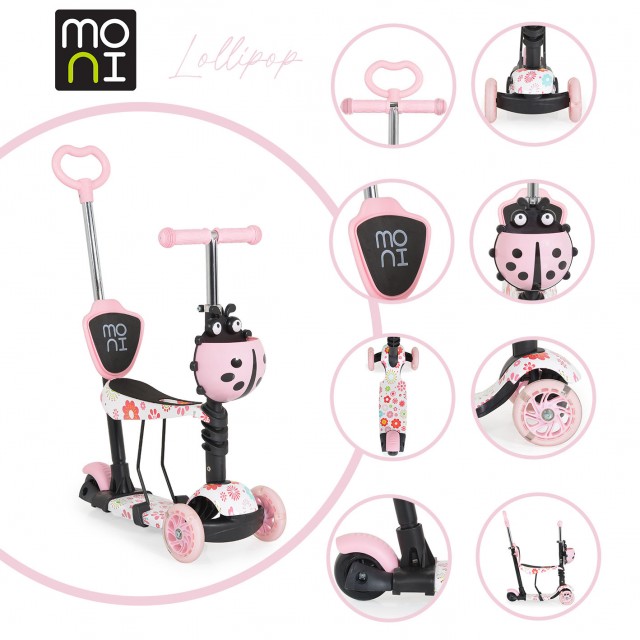 Scooter Lollipop ροζ