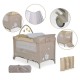 Βρεφική κούνια Sleepy beige
