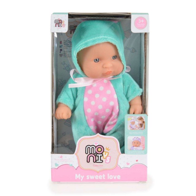 Κούκλα 20cm Bunny Green 6128
