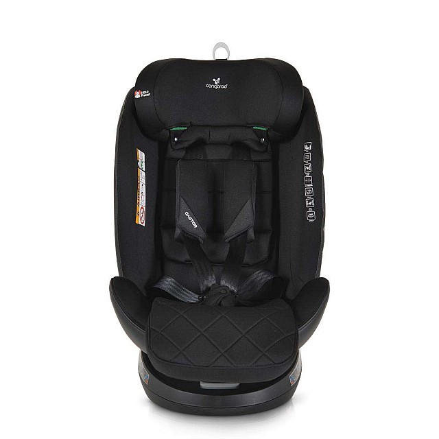 Стол за кола Castor с опция сън 40-150см черен