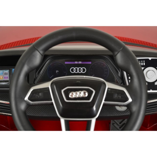 Αυτοκίνητο με μπαταρία Audi RS e-tron 717 κόκκινο μεταλλικό