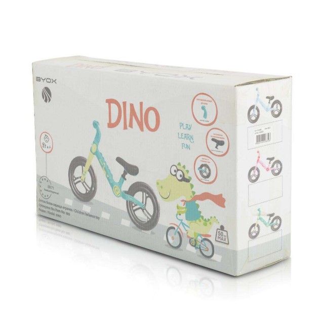 Ποδήλατο ισορροπίας Dino pink