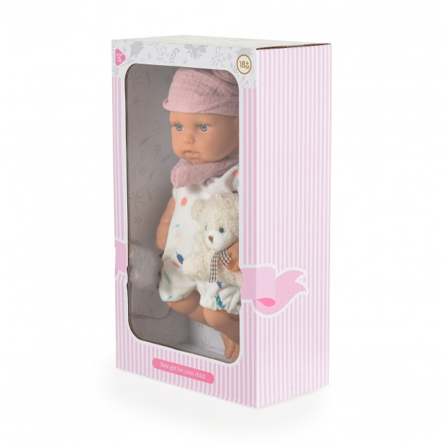 Κούκλα 30 cm Bear & Baby LS1255-10