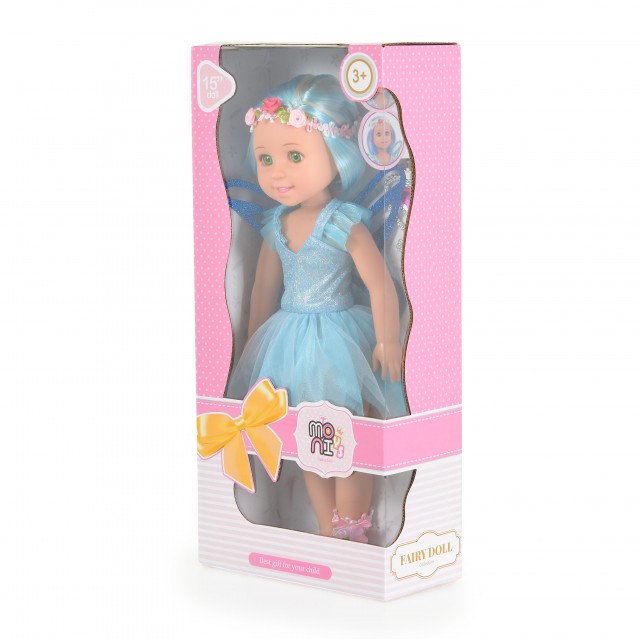 Κούκλα 38 εκ. Fairy Doll Sun blue LS1502-3