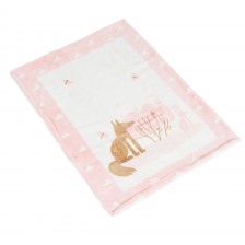 Κουβέρτα Sherpa 80/110 cm Little friends ροζ
