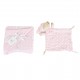 Κουβέρτα 75/100 cm με παιχνίδι Bennie pink