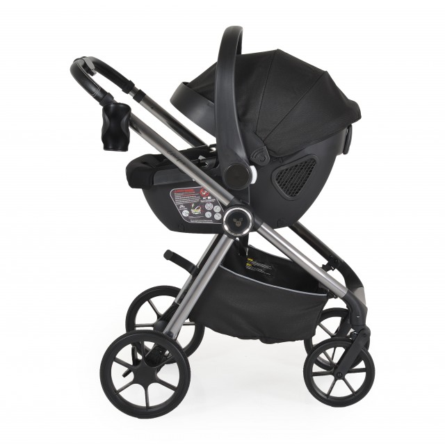Καρότσι 3 σε 1 Μοναδικός συνδυασμός Carbon-Black