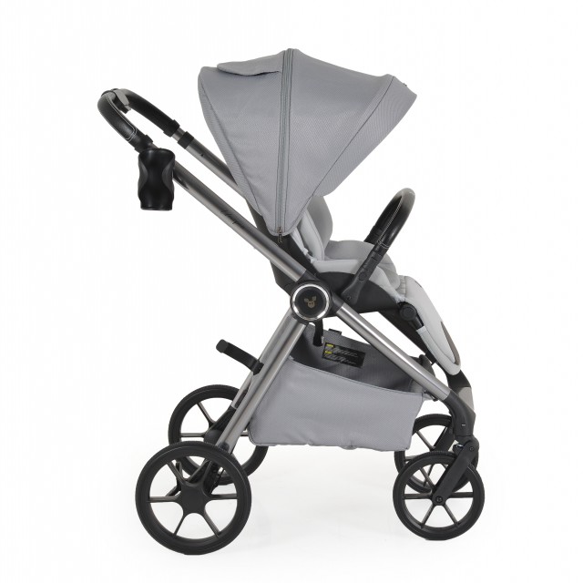 Καρότσι 3 σε 1 Μοναδικός συνδυασμός Cloud-Silver