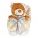 Κουβέρτα 90/75 εκ. με μπεζ παιχνίδι Addie Bear