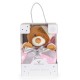 Κουβέρτα 90/75 cm με ροζ παιχνίδι Addie Bear