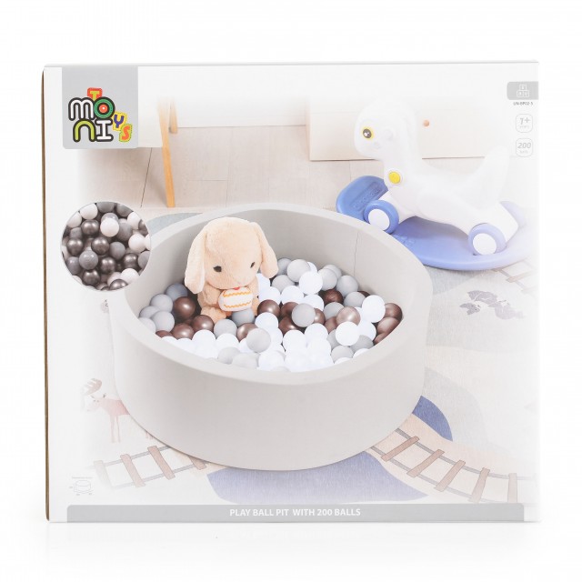 200 Ball Pool Grey - BP02-5