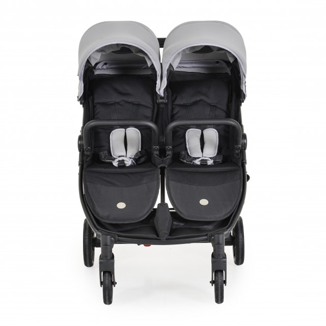 2Gether Ultimate Twin Stroller-Γκρι