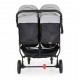 2Gether Ultimate Twin Stroller-Γκρι