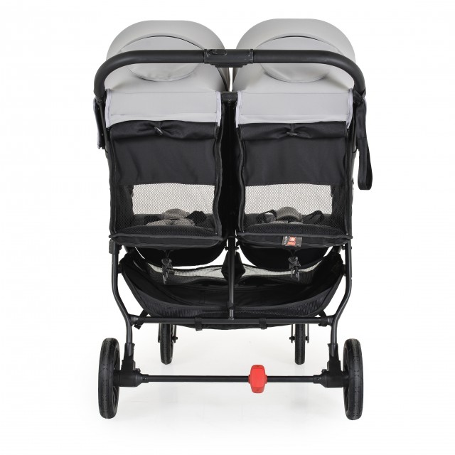 2Gether Ultimate Twin Stroller-Γκρι