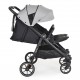 2Gether Ultimate Twin Stroller-Γκρι