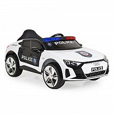 Αυτοκίνητο με μπαταρία Audi RS e-tron 717 λευκό αστυνομικό