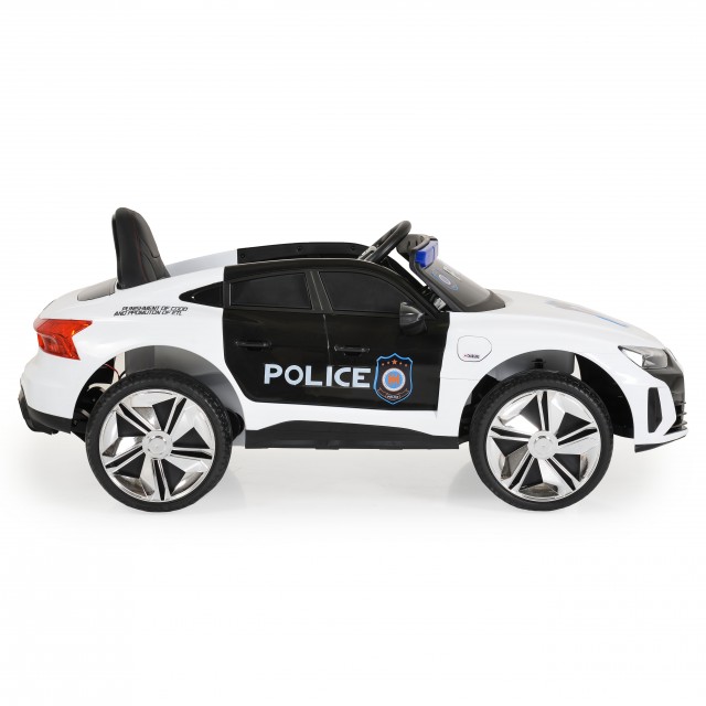 Αυτοκίνητο με μπαταρία Audi RS e-tron 717 λευκό αστυνομικό