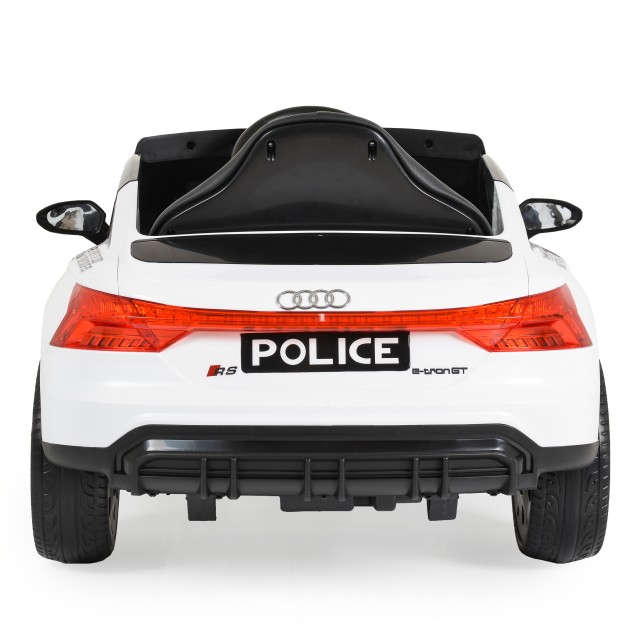 Αυτοκίνητο με μπαταρία Audi RS e-tron 717 λευκό αστυνομικό