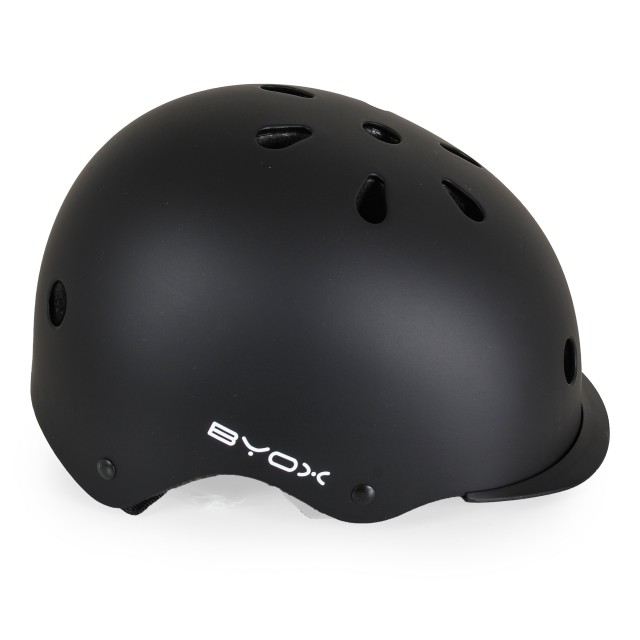 Κράνος Skate Y09 μαύρο + (54-58 cm)