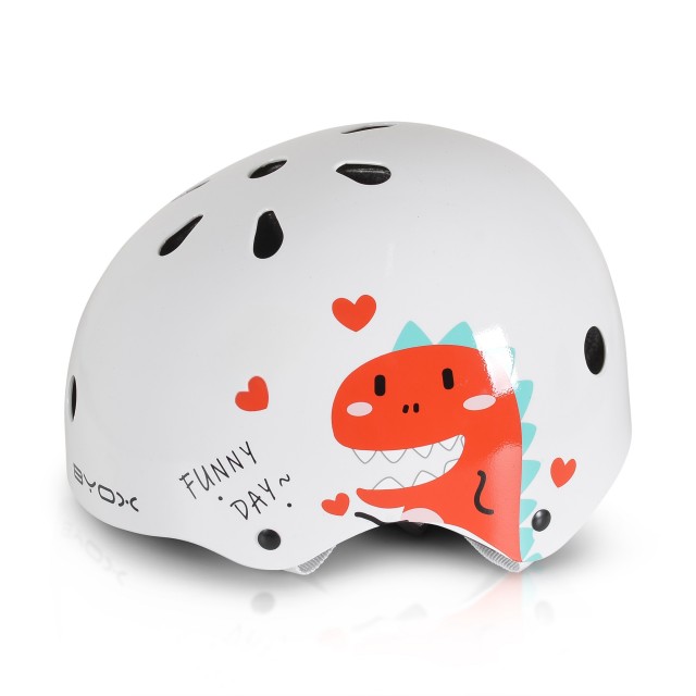 Κράνος Skate Y09 (54-58 cm) λευκό