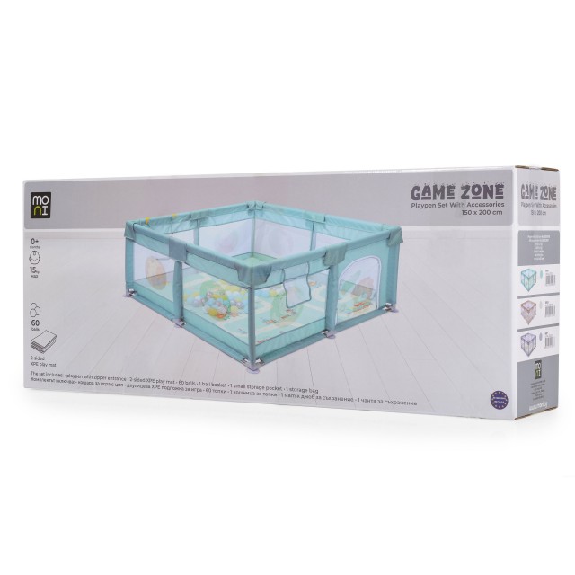 Παρκοκρέβατο GameZone 150*200 με αξεσουάρ μπεζ καινούριο
