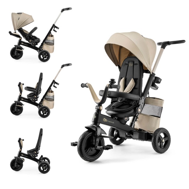 KinderKraft EASYTWIST μπεζ τρίκυκλο KREASY00BEG0000