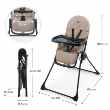 Καρεκλάκι μωρού Kinderkraft BINCI ΜΠΕΖ