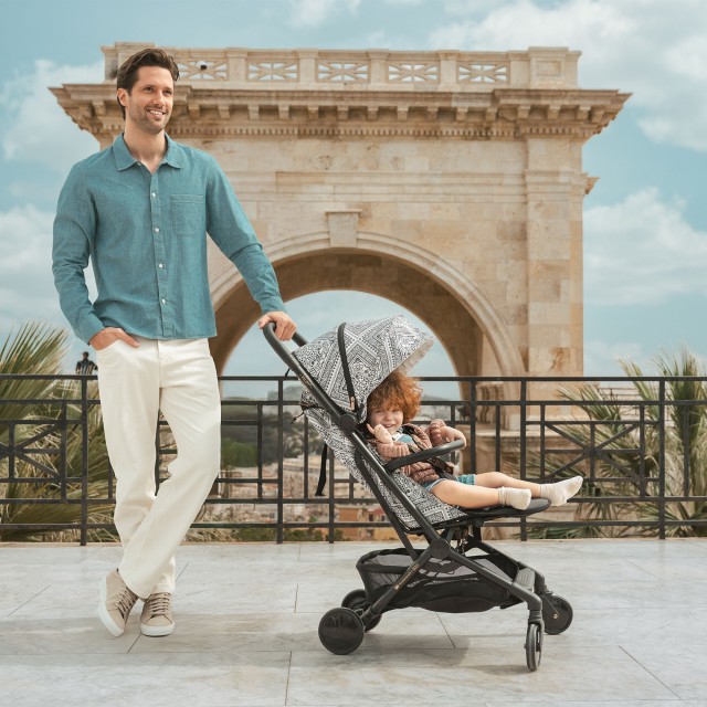 Παιδικό καρότσι Kinderkraft PILOT 2 BIZUU Lunar Μαύρο